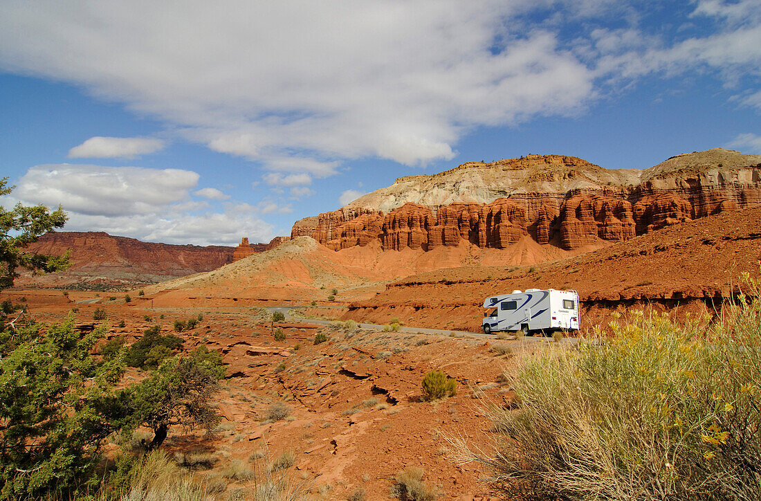 Camping Mobil, Capitol Reef National Park, Utah, USA