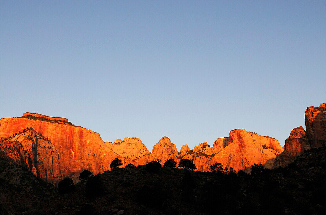 Towers of the Virgin, Zion Nationalpark, Utah, USA