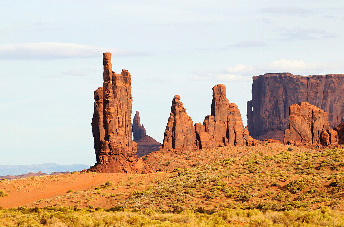 Monument Valley, Navajo Tribal Lands, Utah, USA