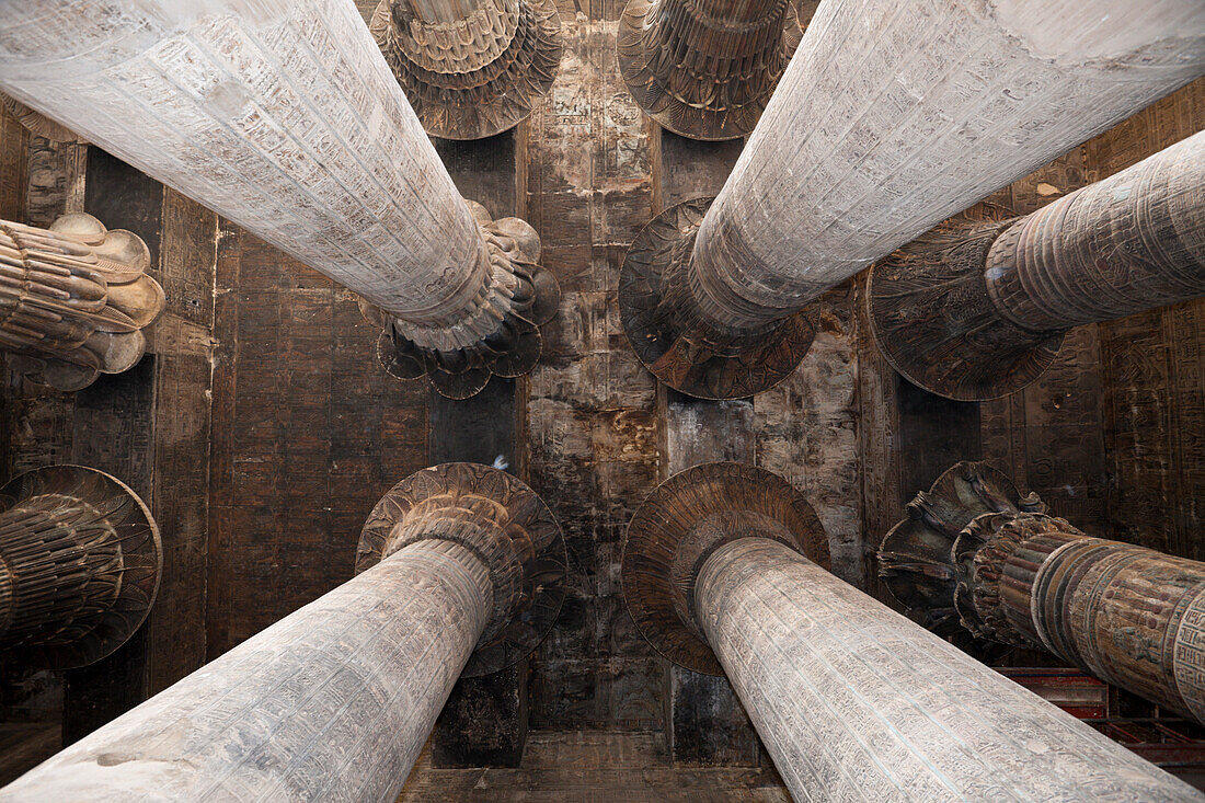 Columned Hall of Khnum Temple of Esna, Esna, Egypt