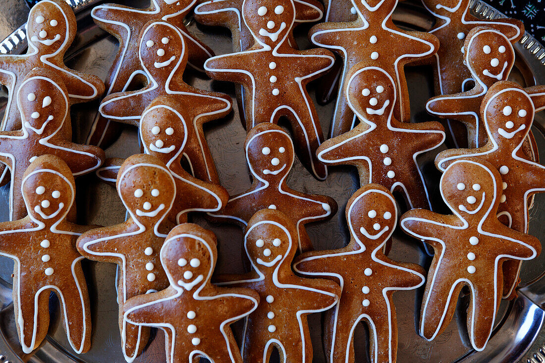 Gingerbread men, Saturday market at the Old Biscuit Mill in the Woodstock district of Capetown, Western Cape, RSA, South Africa, Africa