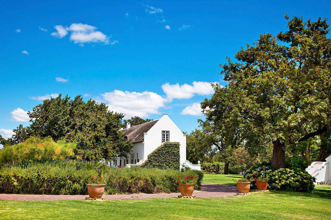 Weingut Palmiet Valley, Kapholländische Architektur, Paarl, Kapstadt, Western Cape, Südafrika, Afrika