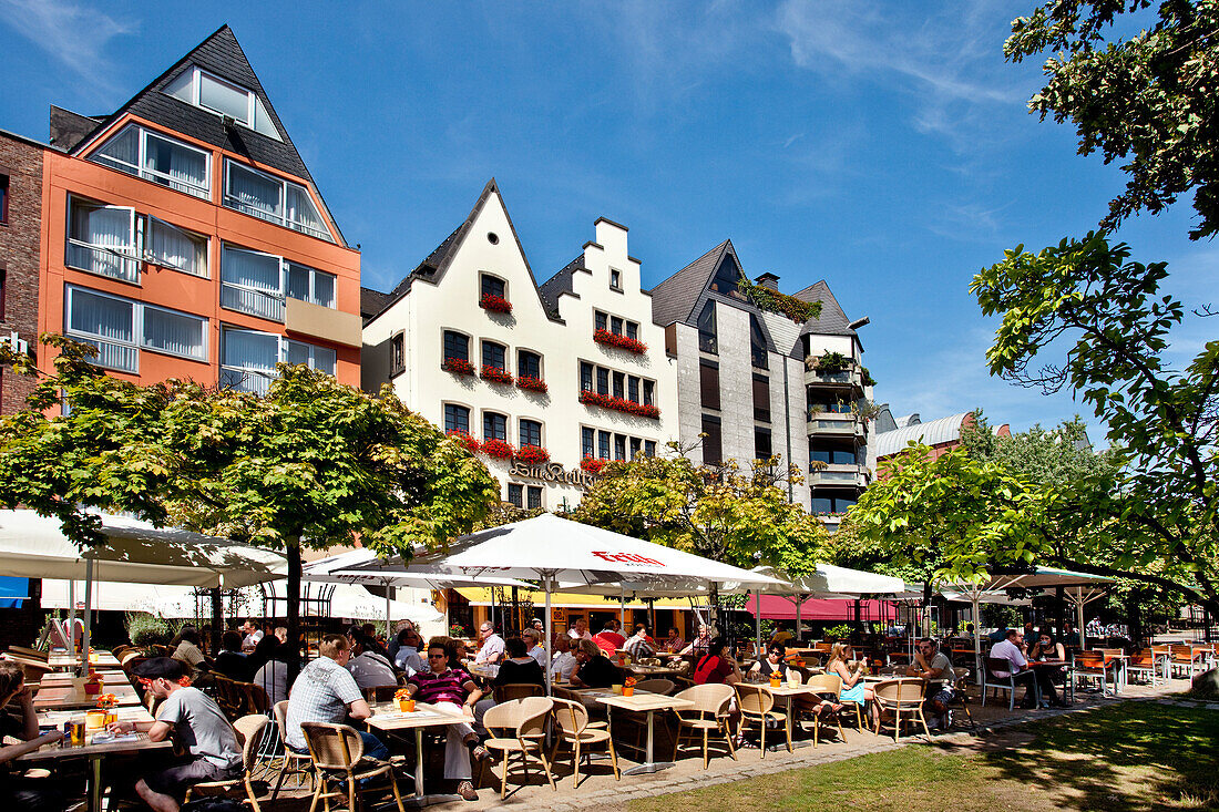 Restaurants, Altstadt, Köln, Nordrhein-Westfalen, Deutschland