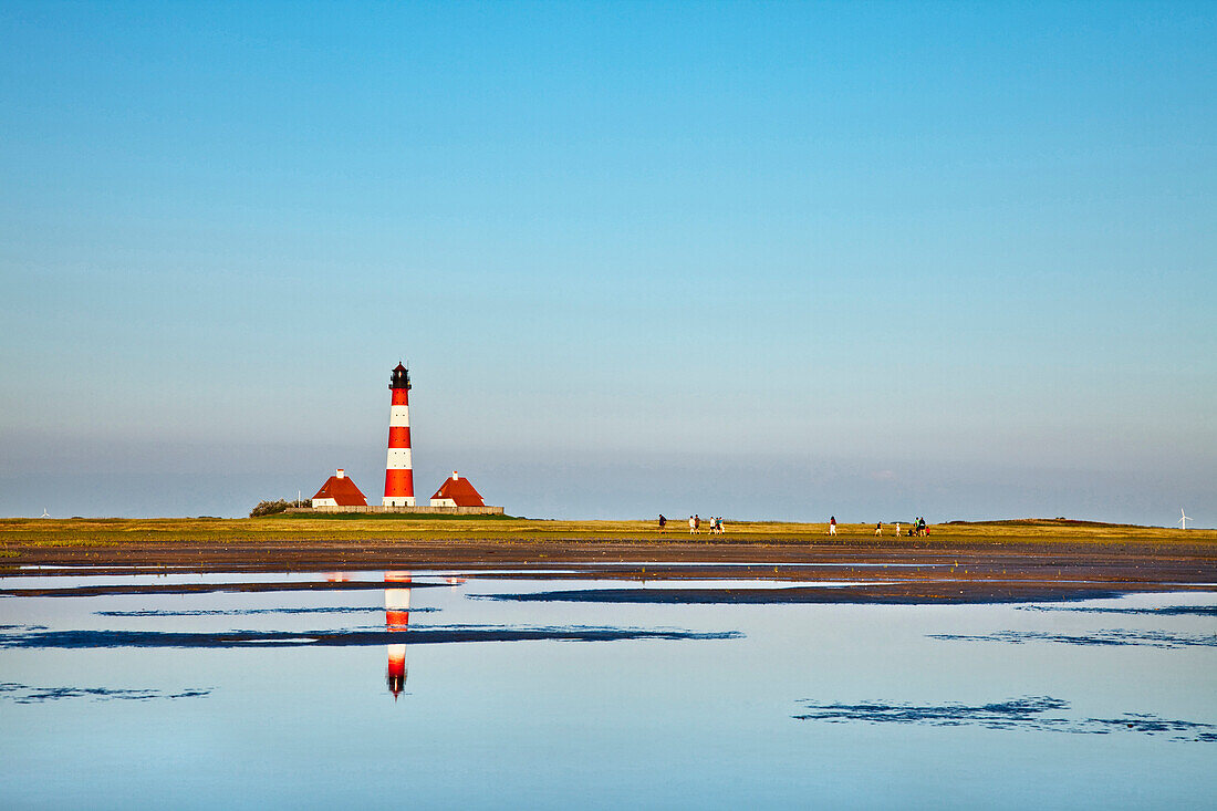 Leuchtturm Westerheversand, Westerhever, Schleswig-Holstein, Deutschland