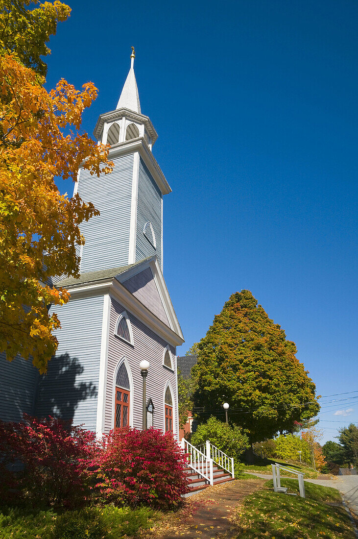USA,  Maine,  Wiscasset,  St Philips Episcopal Church