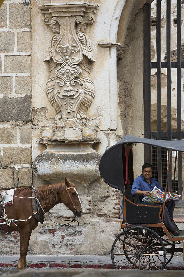 Carriage,  Antigua Guatemala,  Sacatepequez department,  Guatemala