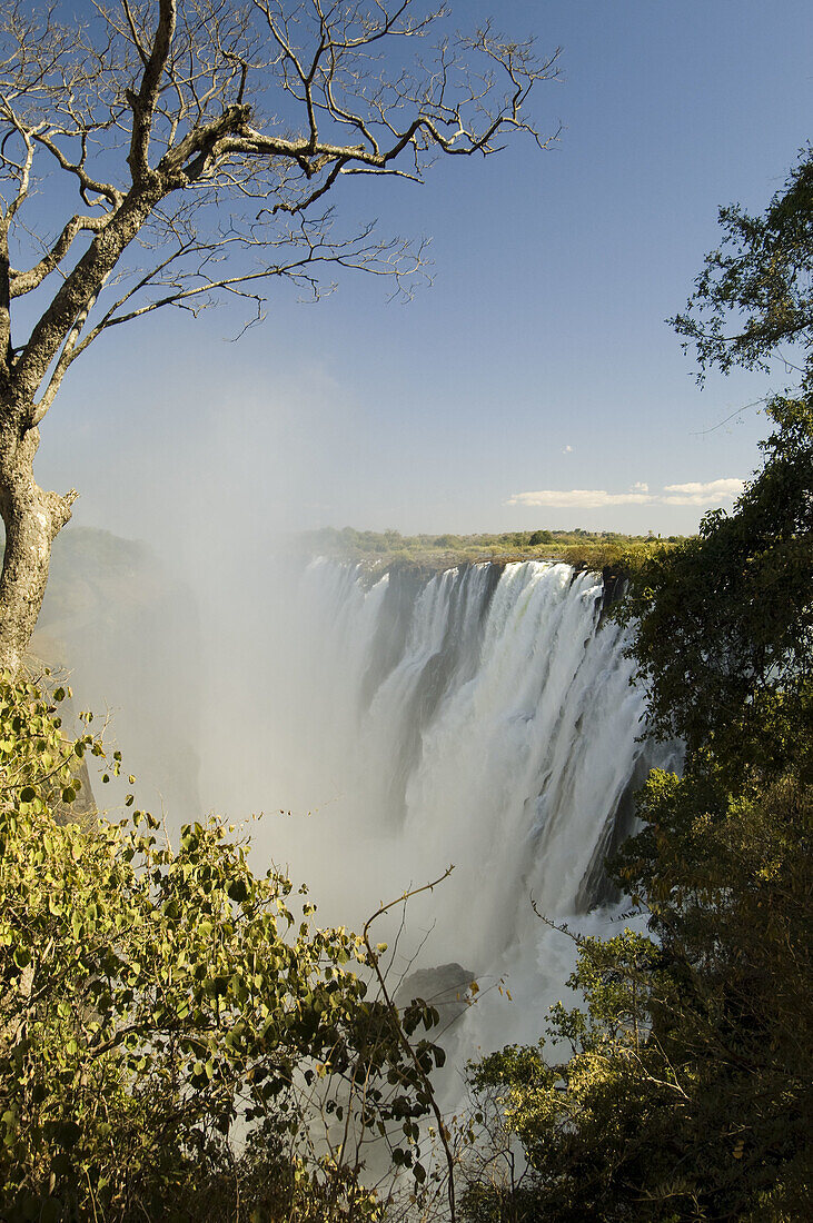 Victoria Falls,  Zambesi River,  Zambia.