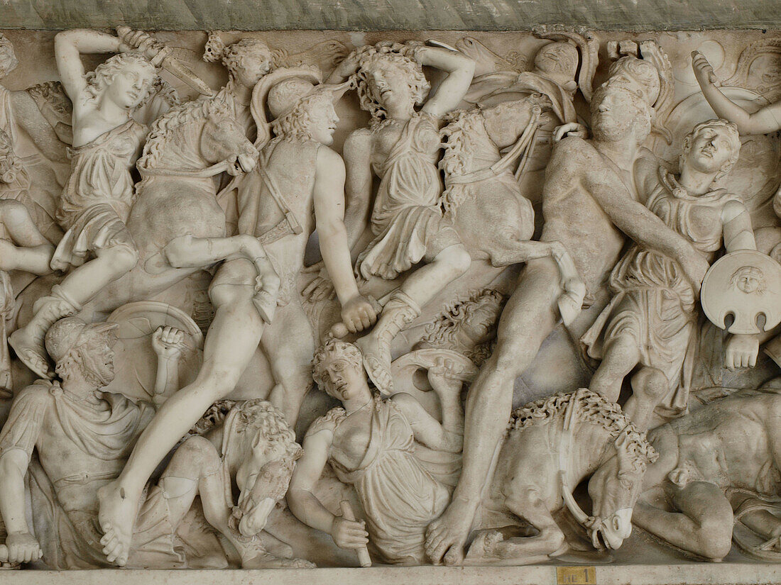 Classic Relief. Vatican Museum. Rome,  Italy