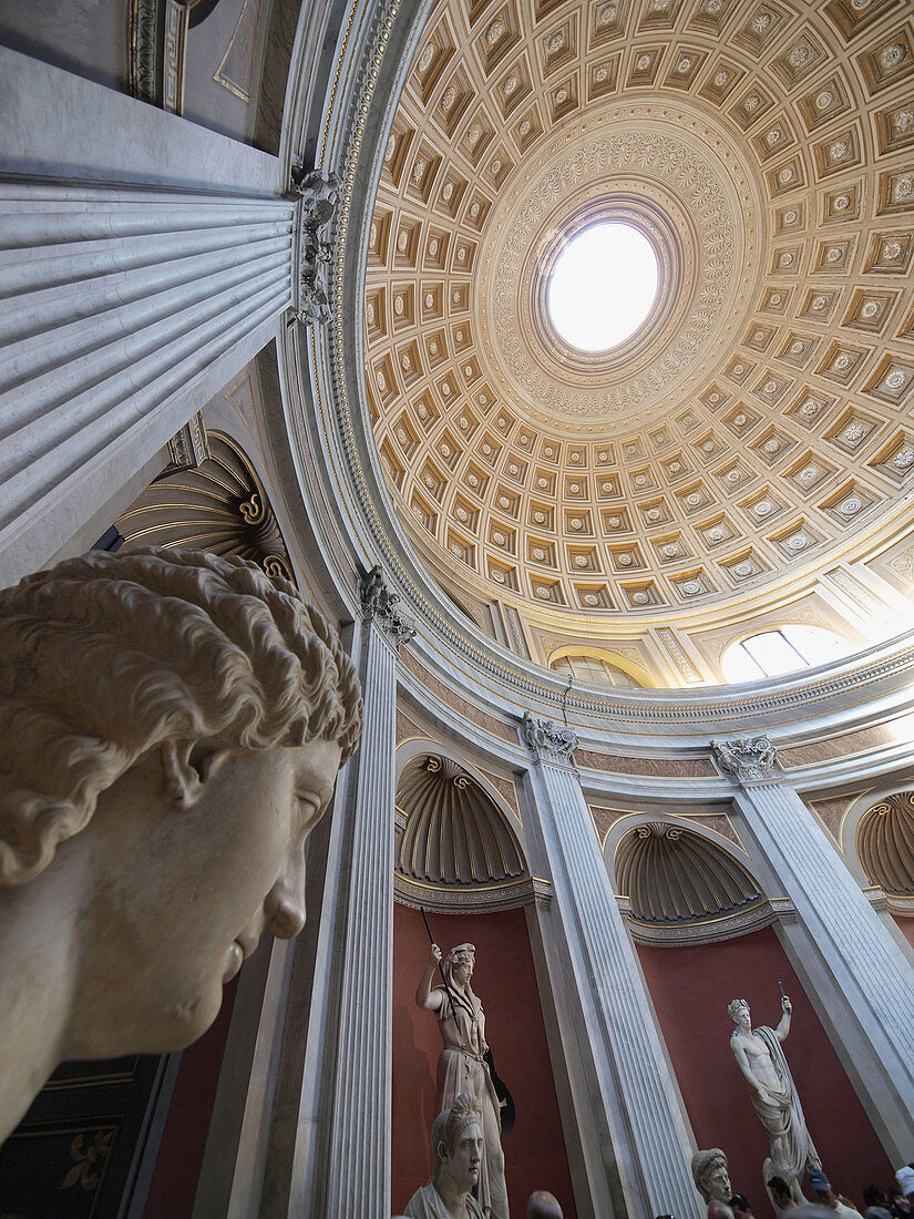 Classic Sculpture,  Vatican Museum,  Rome,  Italy