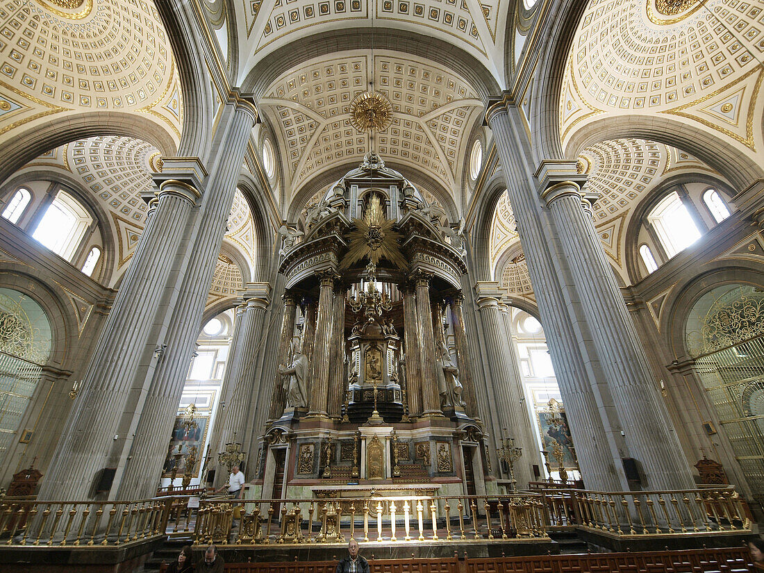 Cathedral Ceilings. Puebla. Mexico.