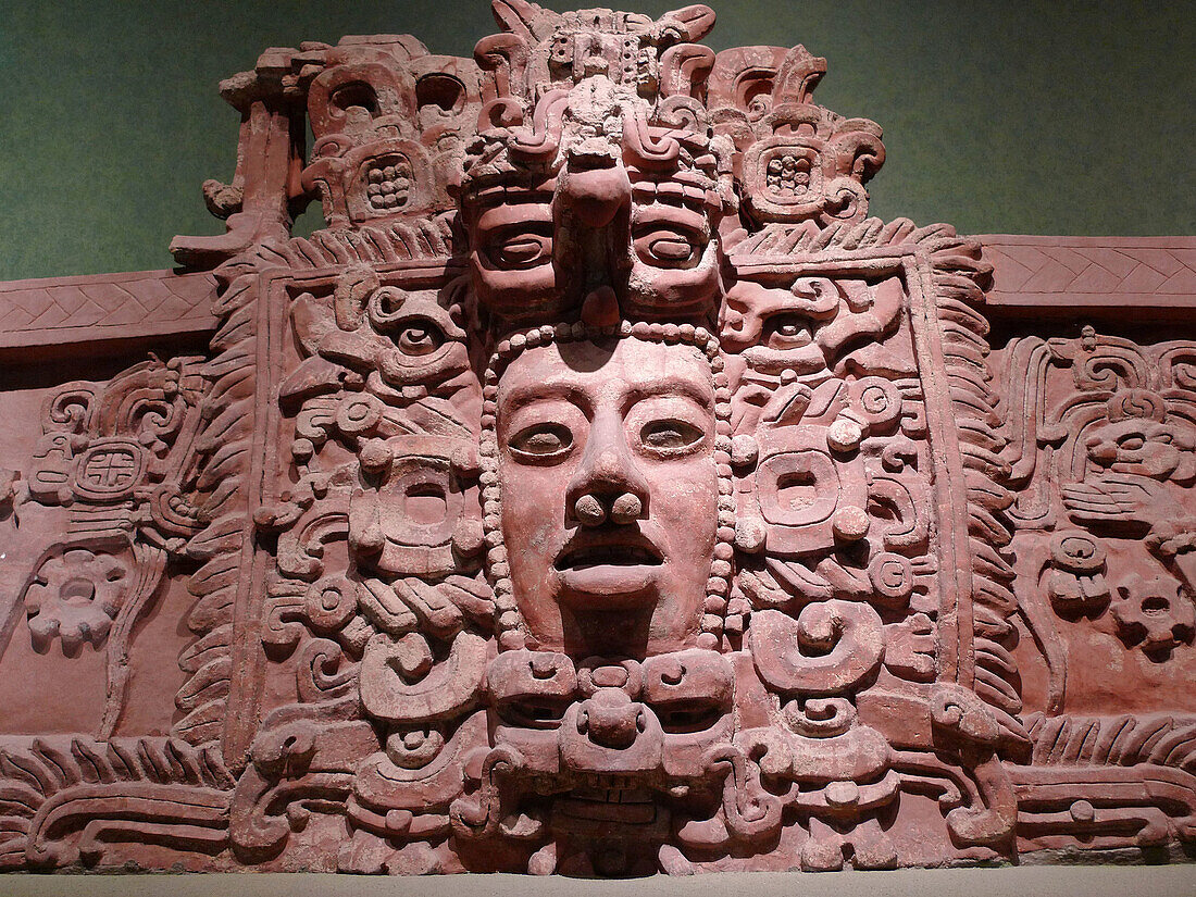 Toniná Mask. Museo Nacional de Antropologia. Ciudad de Mexico