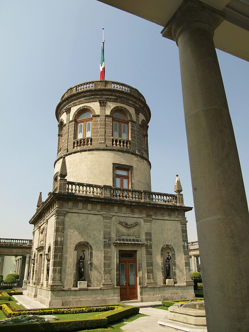 Castillo de Chapultepec Alcazar. Ciudad de México.