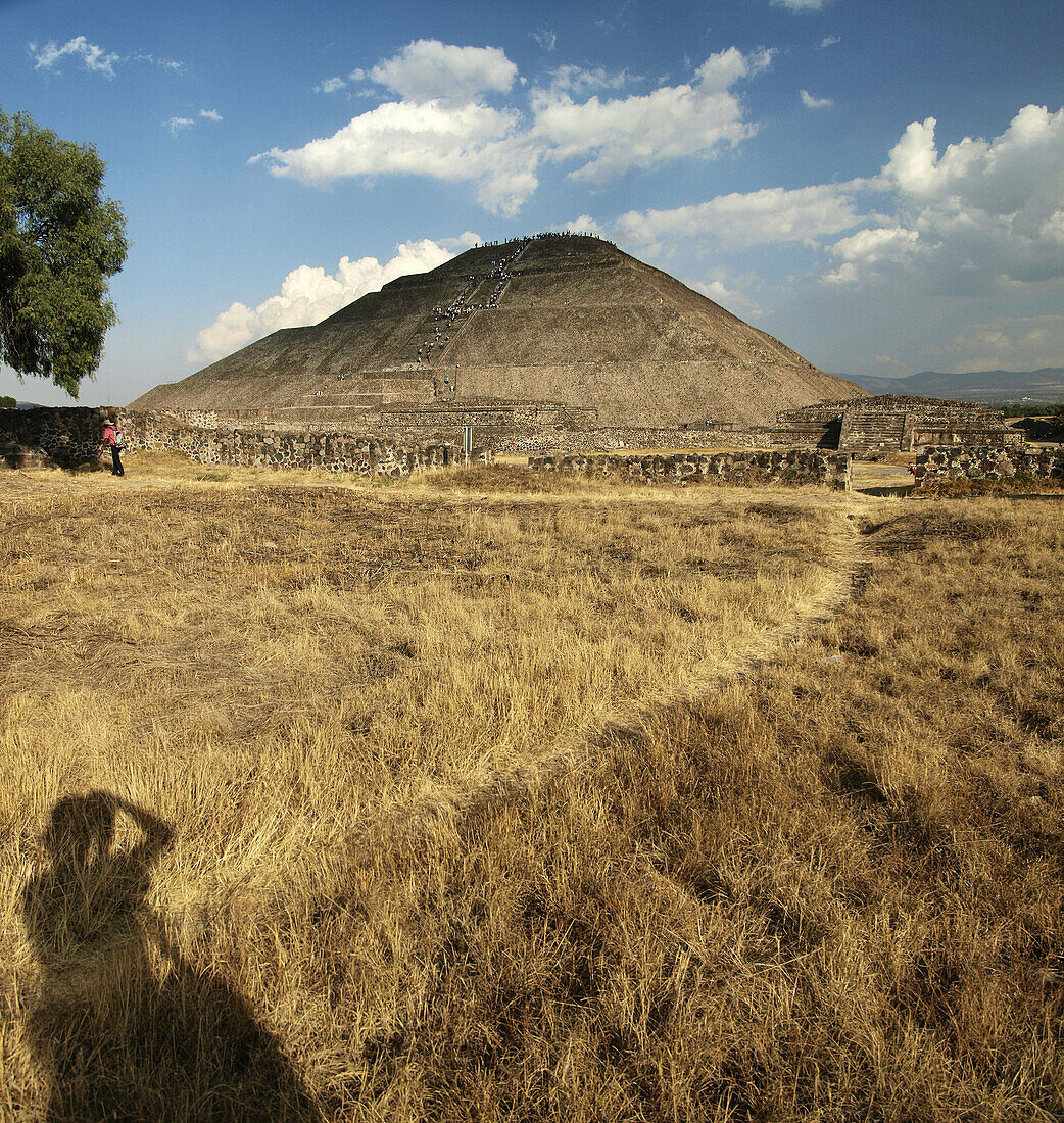 Pyramid of the Sun. Teotihuacán. México.