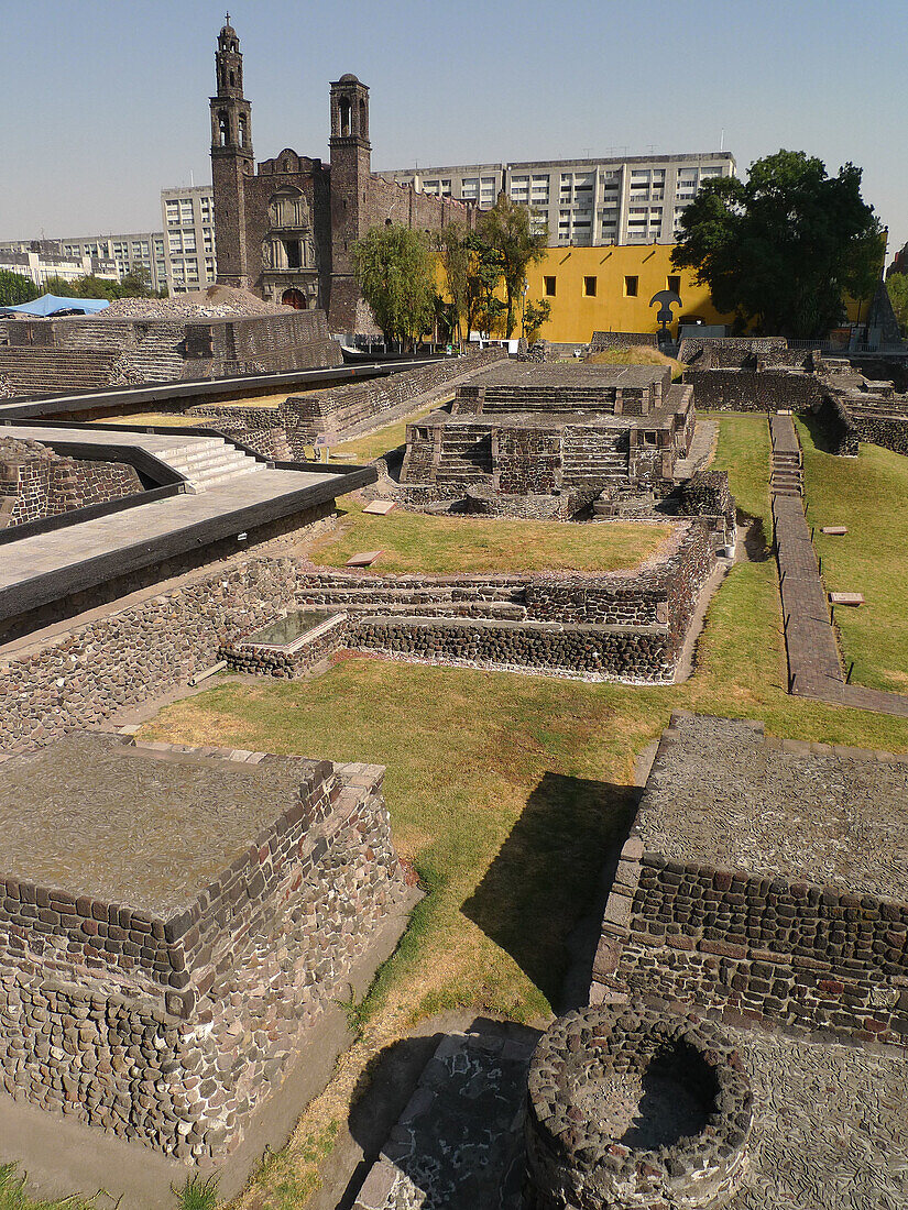 Tlatelolco Archaeological site. Ciudad de México.