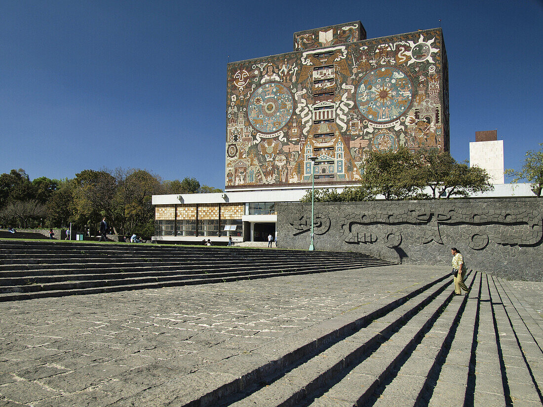 Central Library,  Universidad Nacional Autónoma de México,  Ciudad de Mexico