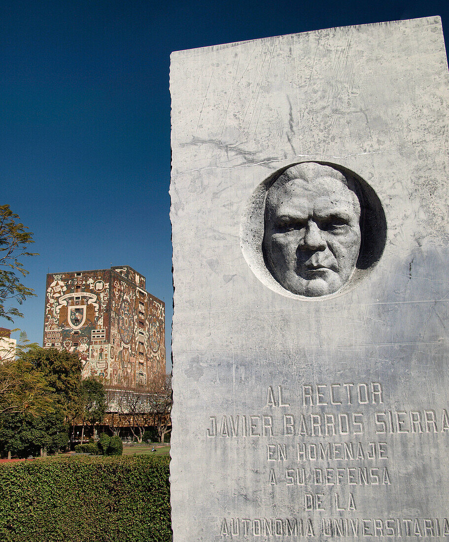 Central Library,  Universidad Autónoma de México,  Ciudad de Mexico