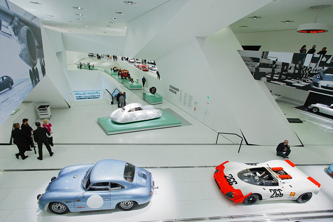 Porsche Museum, Stuttgart, Baden-Württemberg, Deutschland