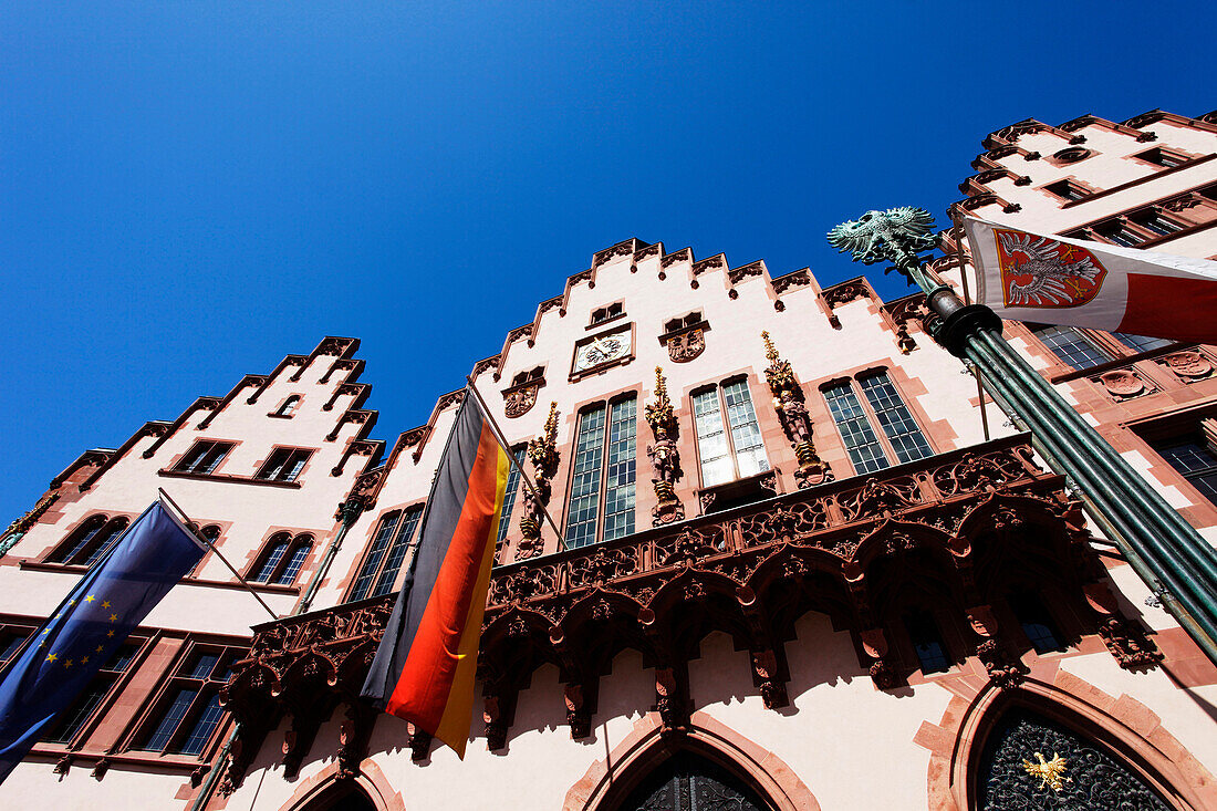 Town hall, Roemer, Frankfurt am Main, Hesse, Germany