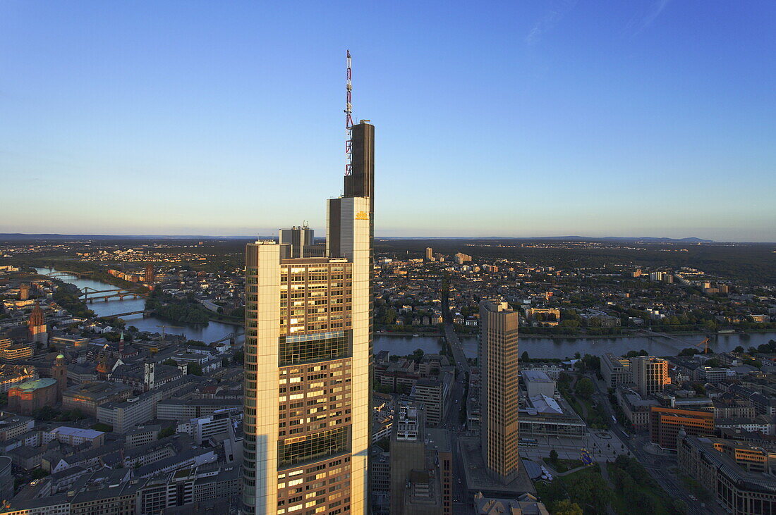 Commerzbank Tower, Frankfurt am Main, Hessen, Deutschland