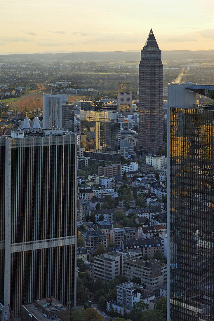 Messeturm, Frankfurt am Main, Hessen, Deutschland