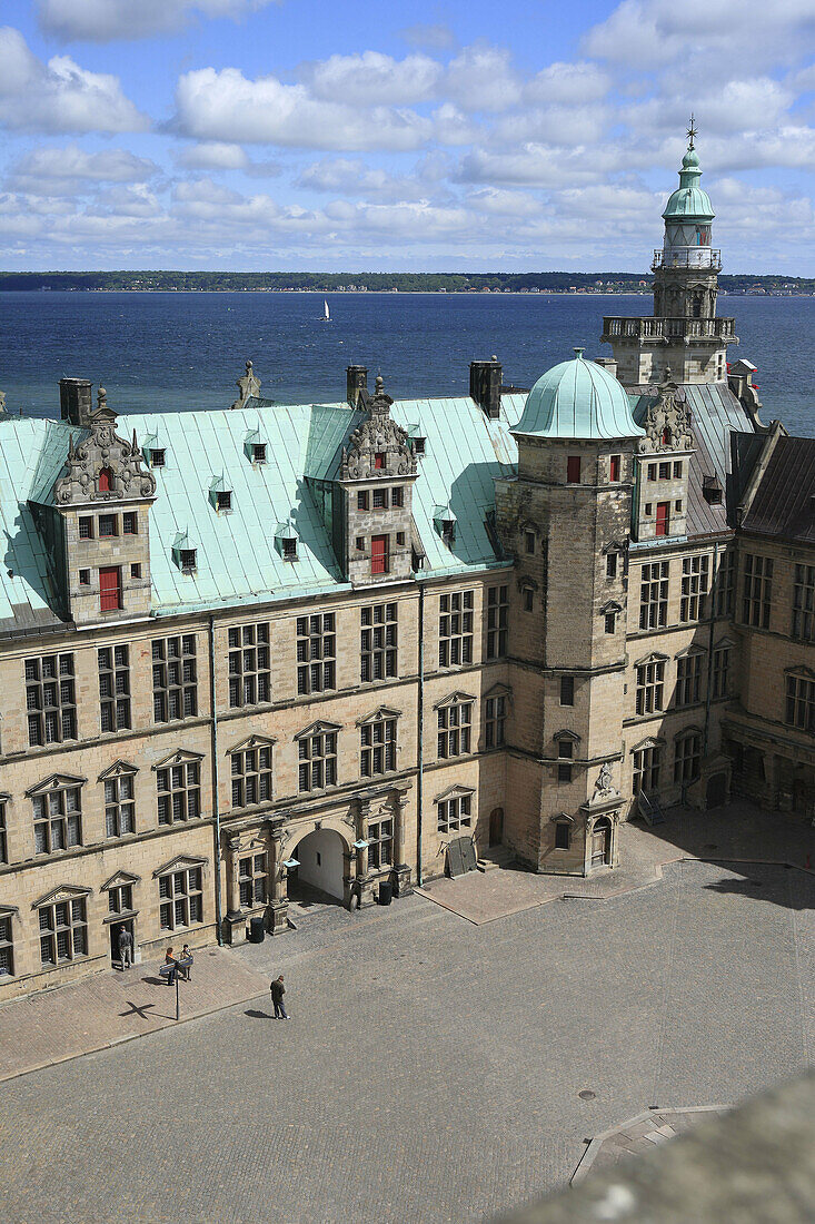 Kronborg palace (Hamlet´s Elsinore Castle),  1574-1585,  Helsingor,  Zealand,  Denmark