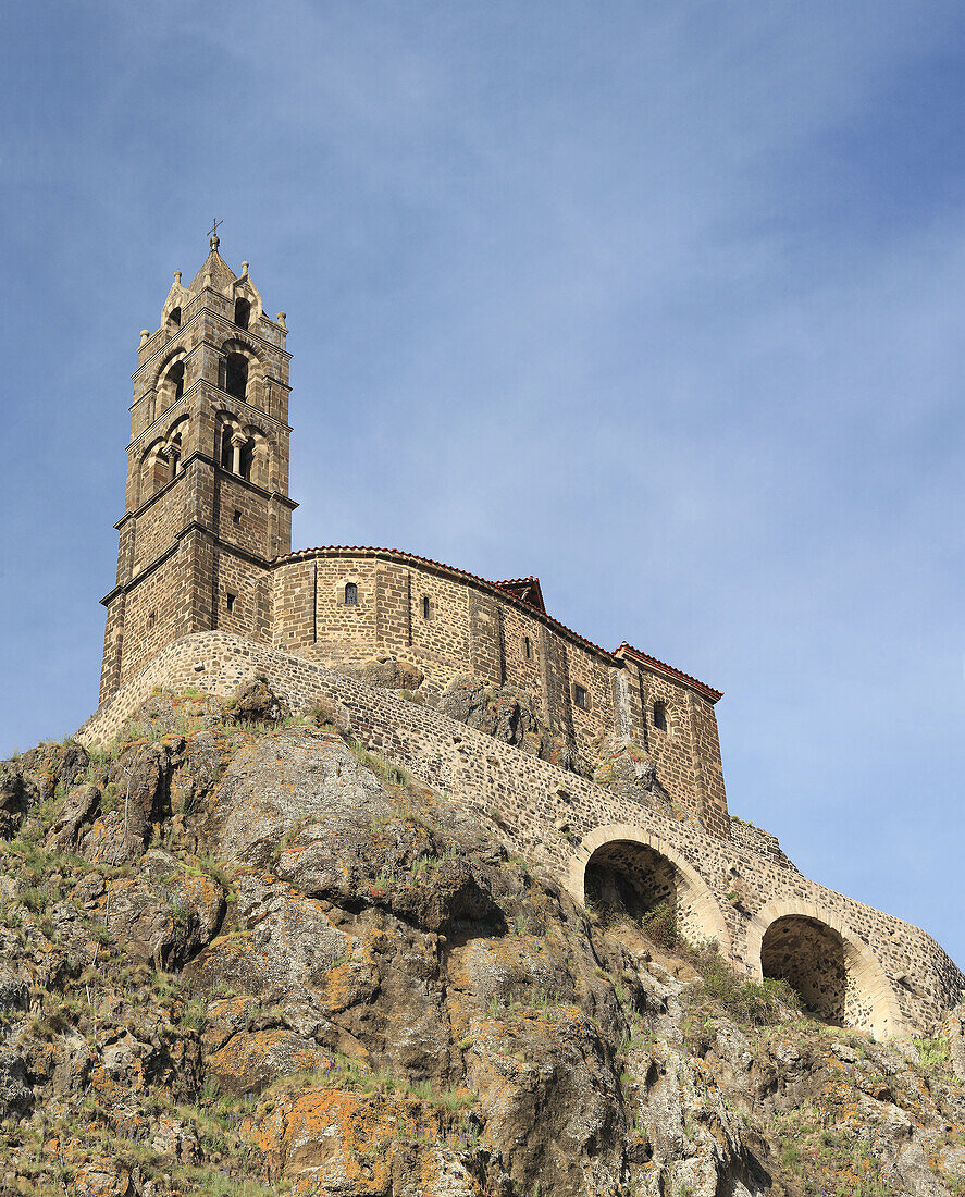 Church of St. Michel d´Aiguilhe,  Le Puy-en-Velay,  Auvergne,  France