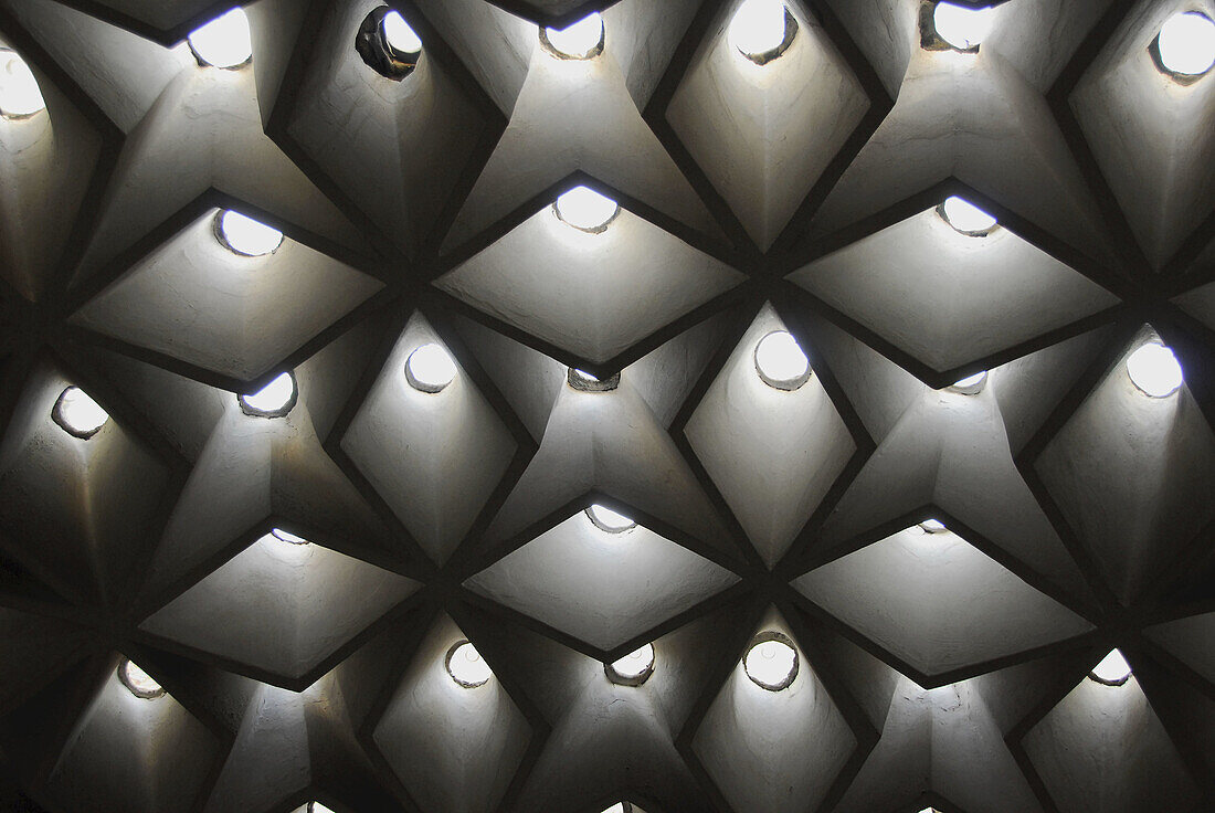 Hamam´s ceiling Dolmabahçe Sarayi Harem Istanbul,  Turkey