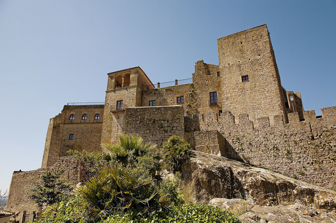 Castle,  Castellar de la Frontera. Cadiz province,  Andalucia,  Spain