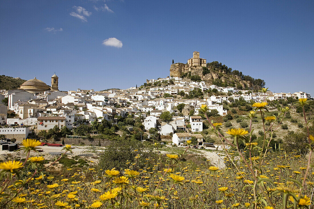 Moorish castle,  Montefrio. Granada province,  Andalusia,  Spain