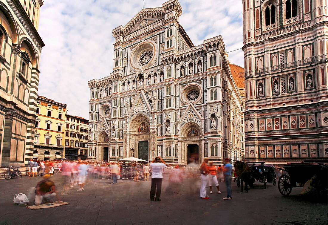 Duomo,  Cathedral square,  Piazza del Duomo,  Florence,  Italy