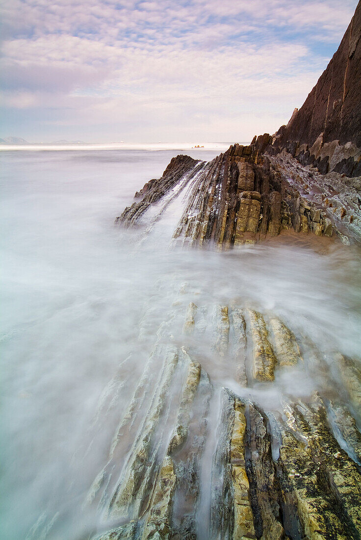 Barinatxe beach between the towns of Getxo and Sopelana,  Biscay,  Basque Country,  Spain