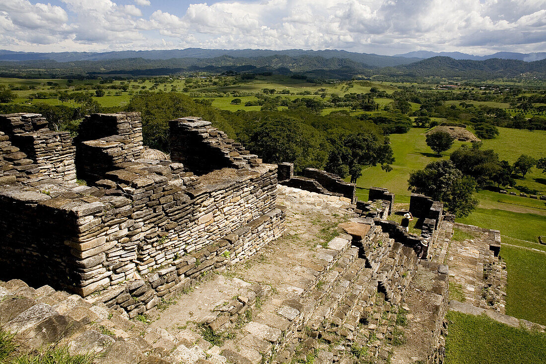 Maya ruins,  Tonina. Chiapas,  Mexico