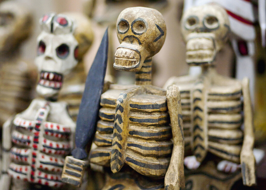 Guatemala,  wooden skeletons