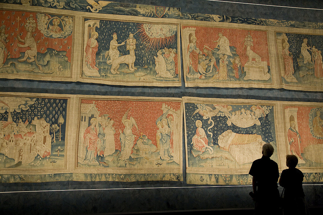 FRANCE.LOIRE VALLEY. ANGERS. CASTLE. TAPESTRY OF THE CREATION
