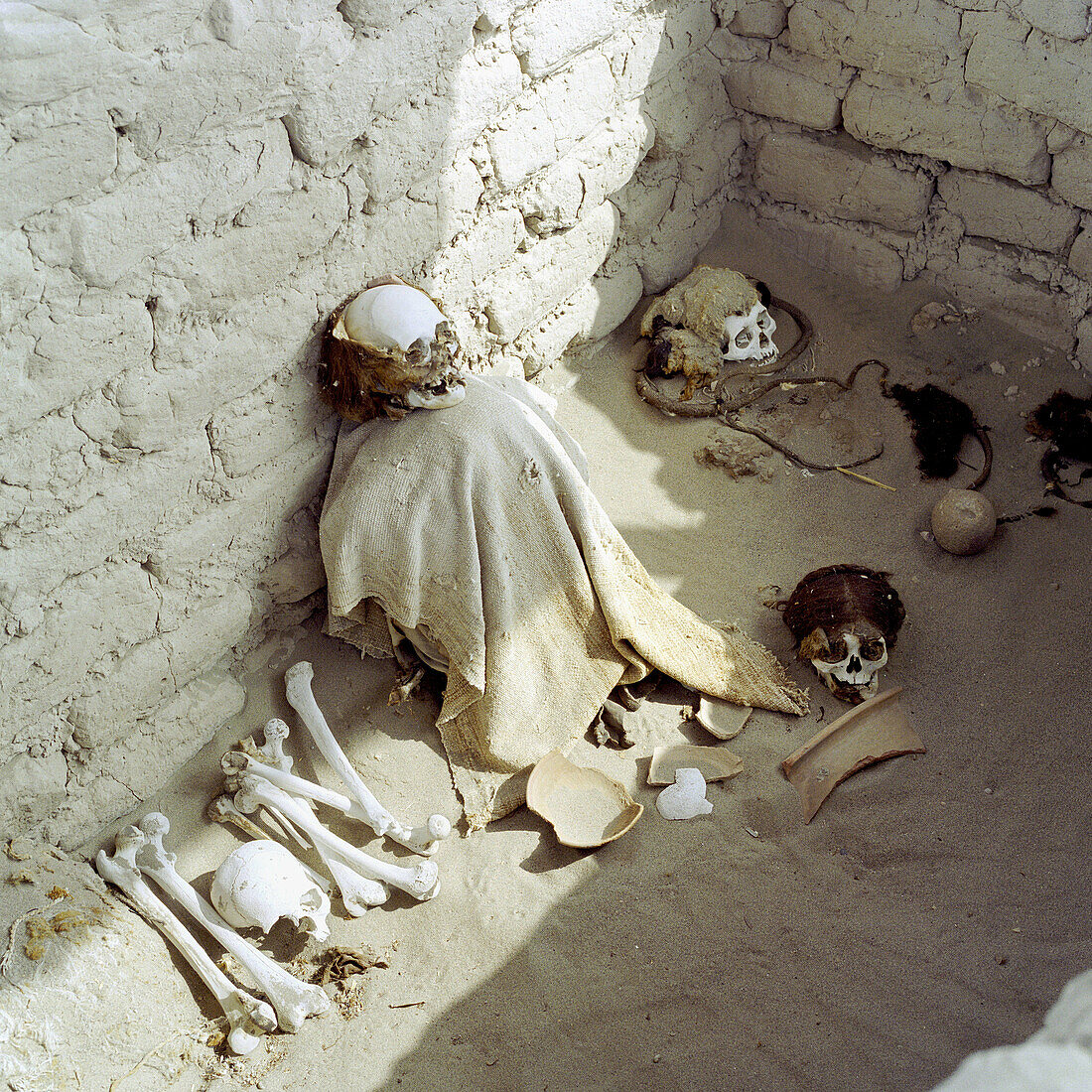 Chauchilla Cemetery,  Nazca,  Peru