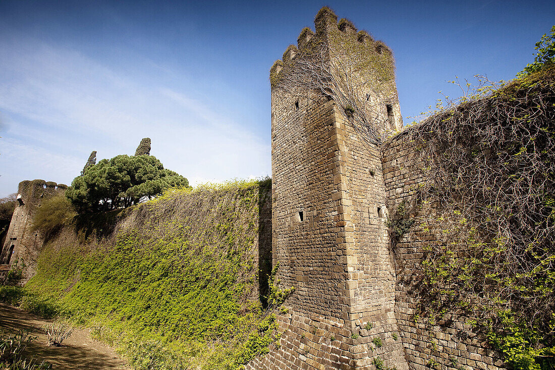 Former Barcelona Wall,  Draçanes,   Barcelona. Catalonia,  Spain