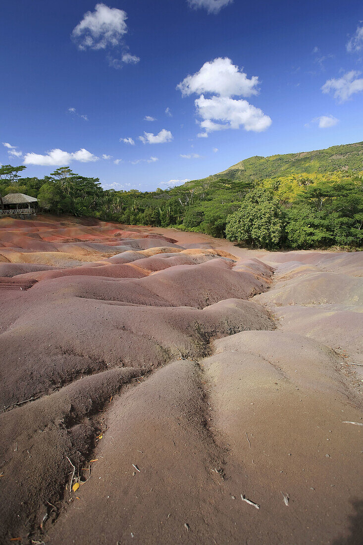 Chamarel Coloured Earths,  Mauritius,  Indian Ocean