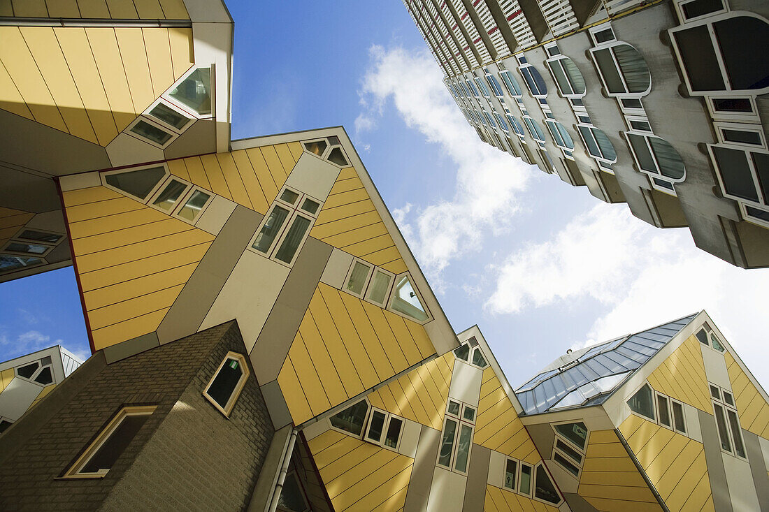 Cubic Houses Kubuswoning by Piet Blom,  Rotterdam,  The Netherlands