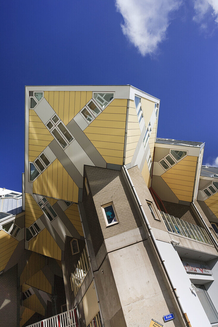 Cubic Houses Kubuswoning by Piet Blom,  Rotterdam,  The Netherlands