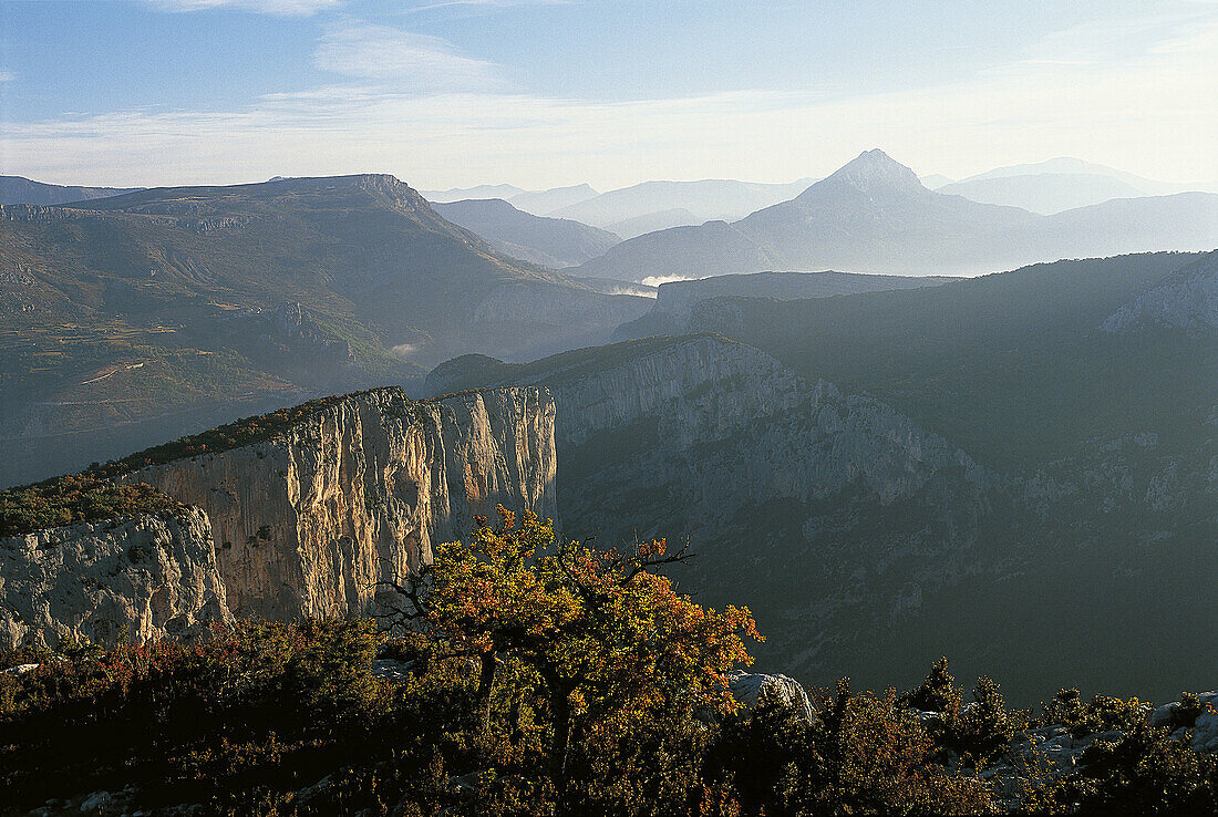 Route des Crêtes,  Verdon Gorge. Alpes-de-Haute-Provence,  France