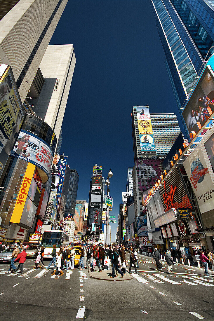 Times square pedestrian zone