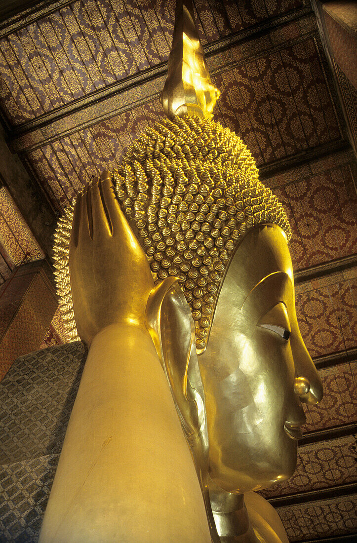 Thailand,  Bangkok,  Wat Po,  Reclining Buddha