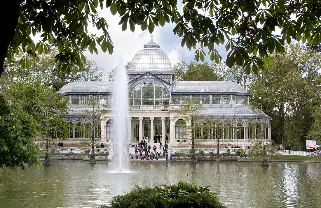 Palacio de Cristal,  Retiro Park,  Madrid,  Spain