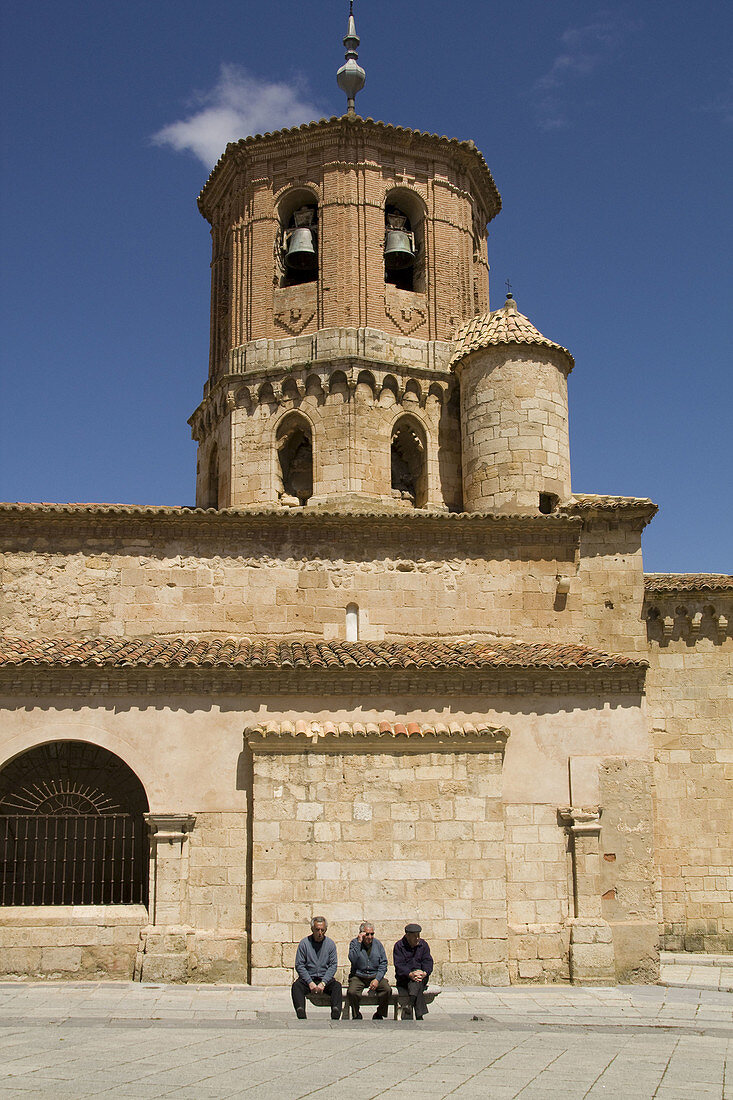 San Miguel Church in the city of Almazan Soria,  Castilla y Leon,  Spain