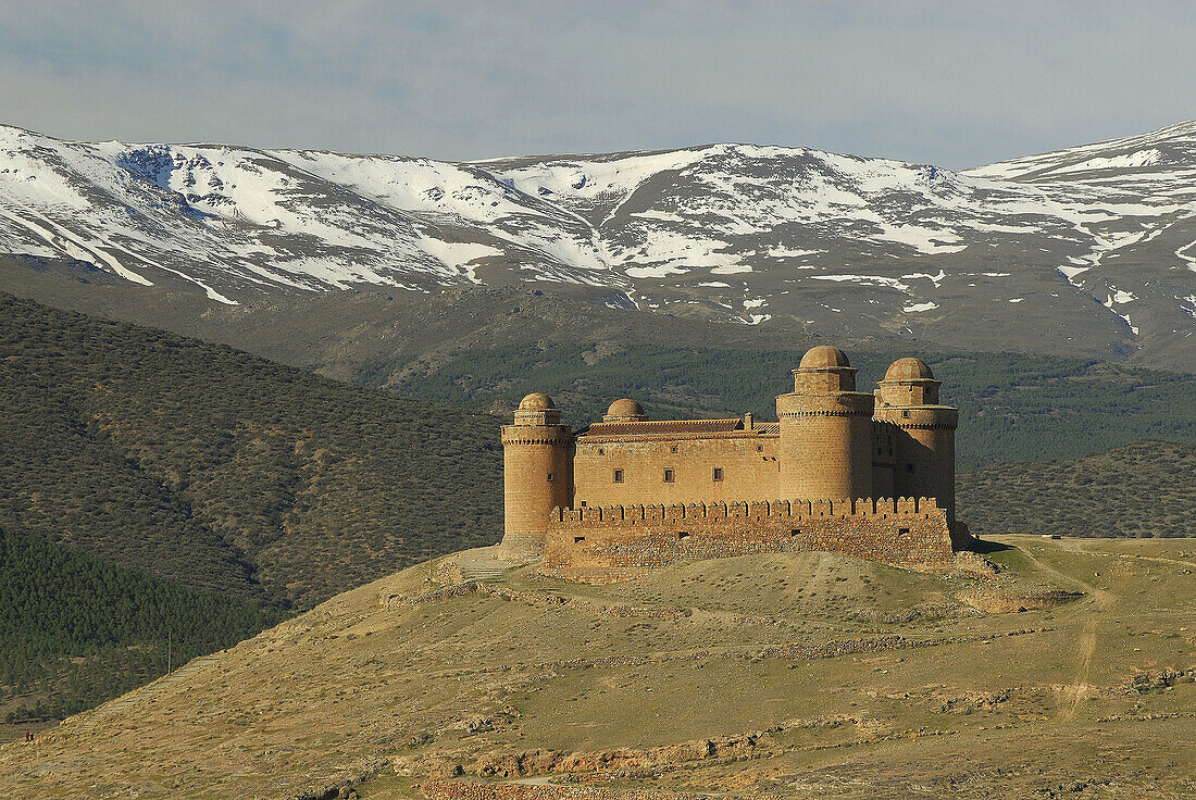 Castillo de La Calahorra. S.XVI. Marquesado de Zenete. Granada province. Andalusia. Spain.