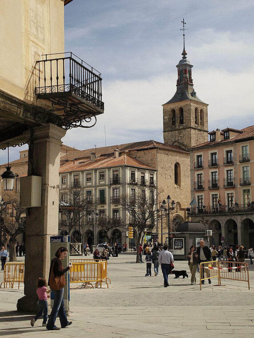Plaza Mayor. Segovia. Castilla y León. España