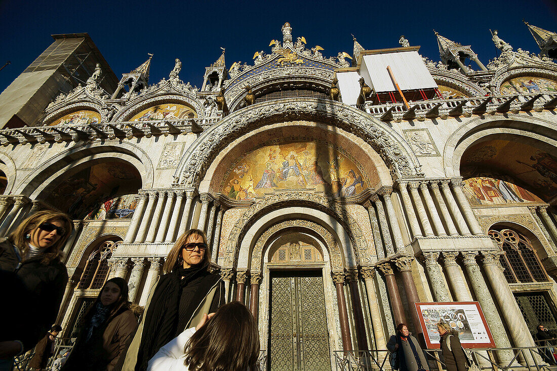 Markus-Basilika. Markusplatz. Venedig. Italien