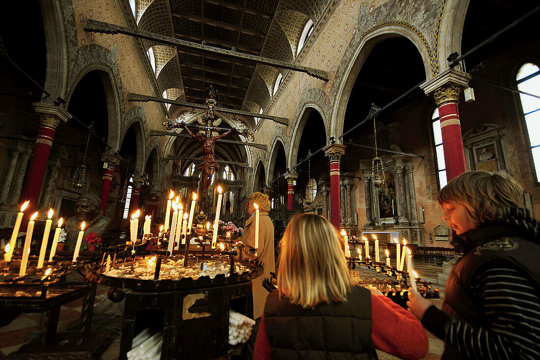 Chiesa di Santo Stefano (Church of St. Stephen). Venice. Italy.