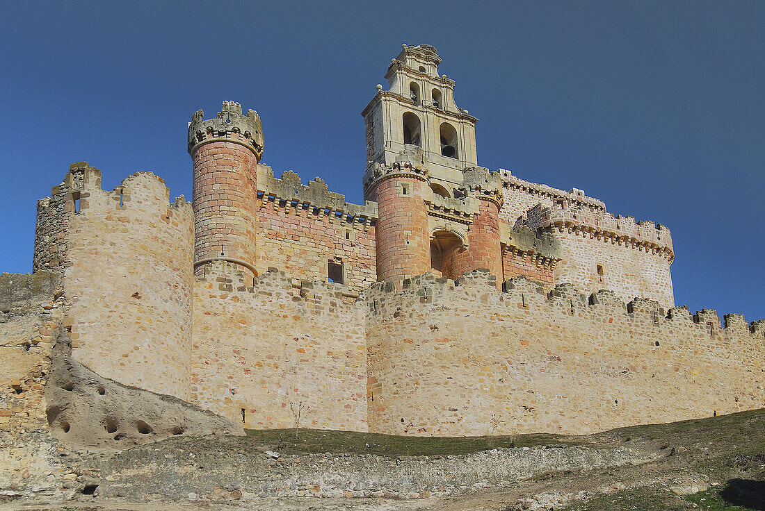 Castle,  Turegano. Segovia province,  Castilla-Leon,  Spain