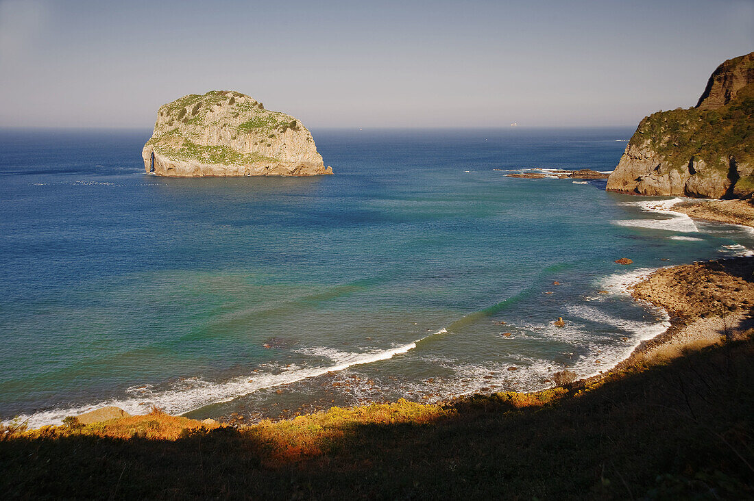 Aketx island,  Biscay,  Basque Country,  Spain